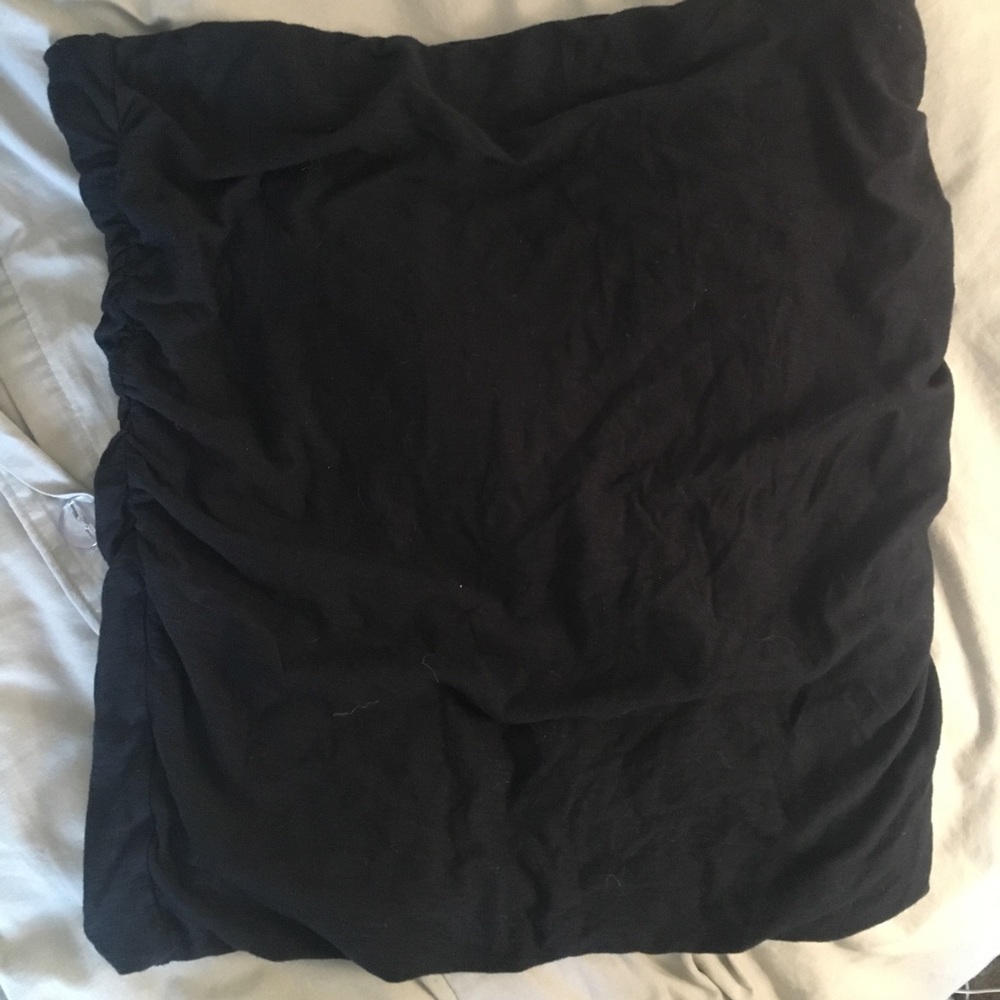 James Perse navy skinny skirt